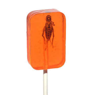 Hotlix Cricket Lick it Sucker Orange, 1 oz.