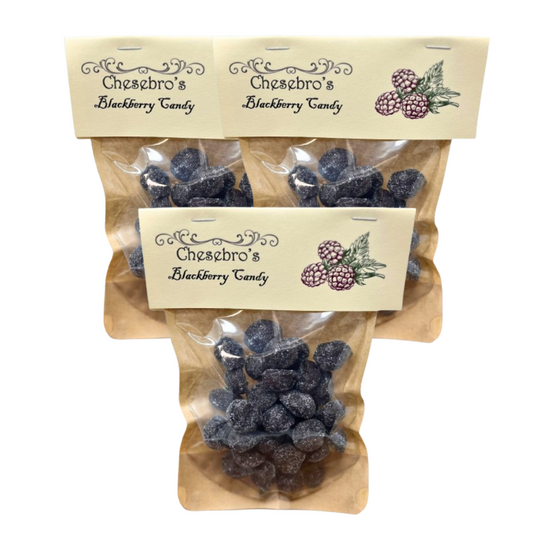 Blackberry Hard Candy Drops 3-Pack - 13.5 Ounces of Candy