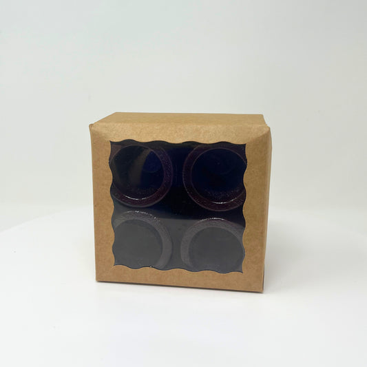 Blue Raspberry Candy Shot Glass 4-Pack