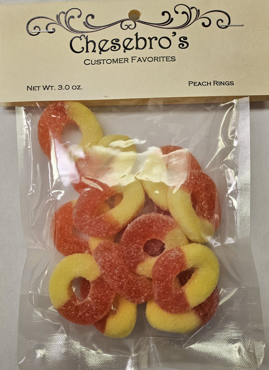 CCF Peach Rings, 3.0 oz.