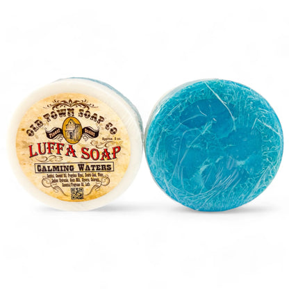 Old Town Soap Calming Waters Goat's Milk Luffa Soap