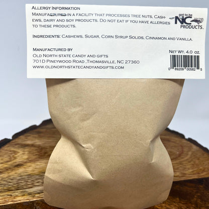 Candied Cashews, 4 oz,