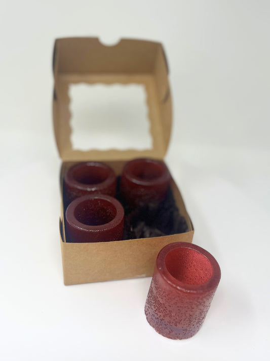 Cherry Candy Shot Glass 4-pack