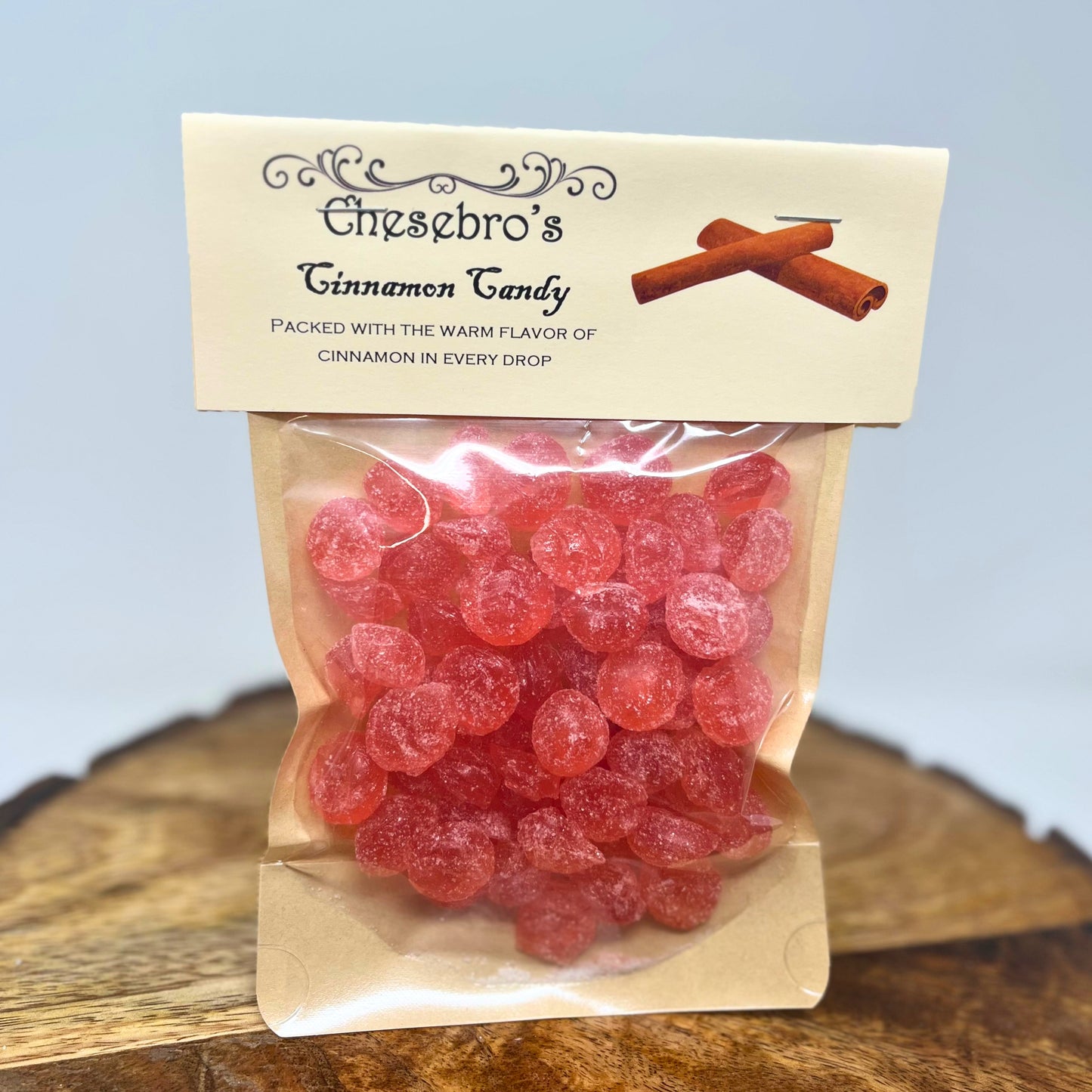 Cinnamon Hard Candy Drops 3-Pack - 13.5 Ounces of Candy