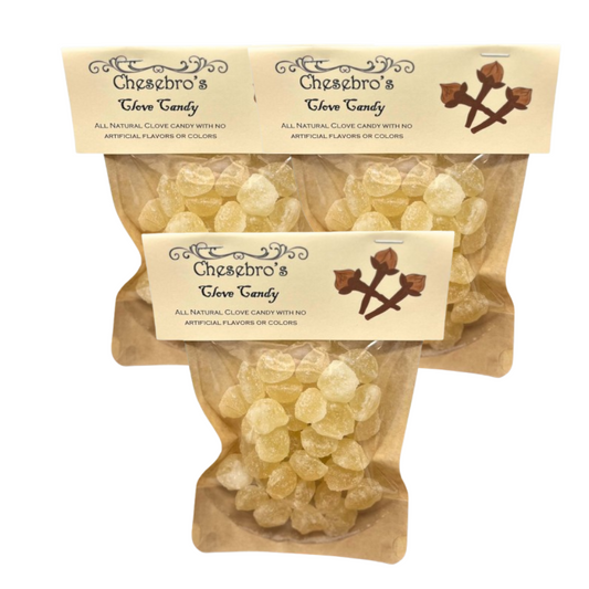 Clove Hard Candy Drops 3-Pack - 13.5 Ounces of Candy