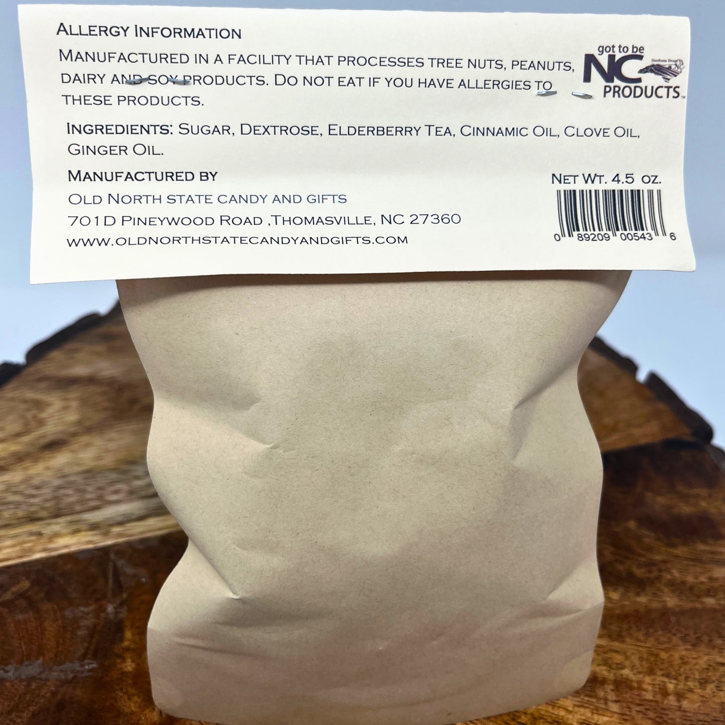 Elderberry Hard Candy Drops, 4.5 Ounces