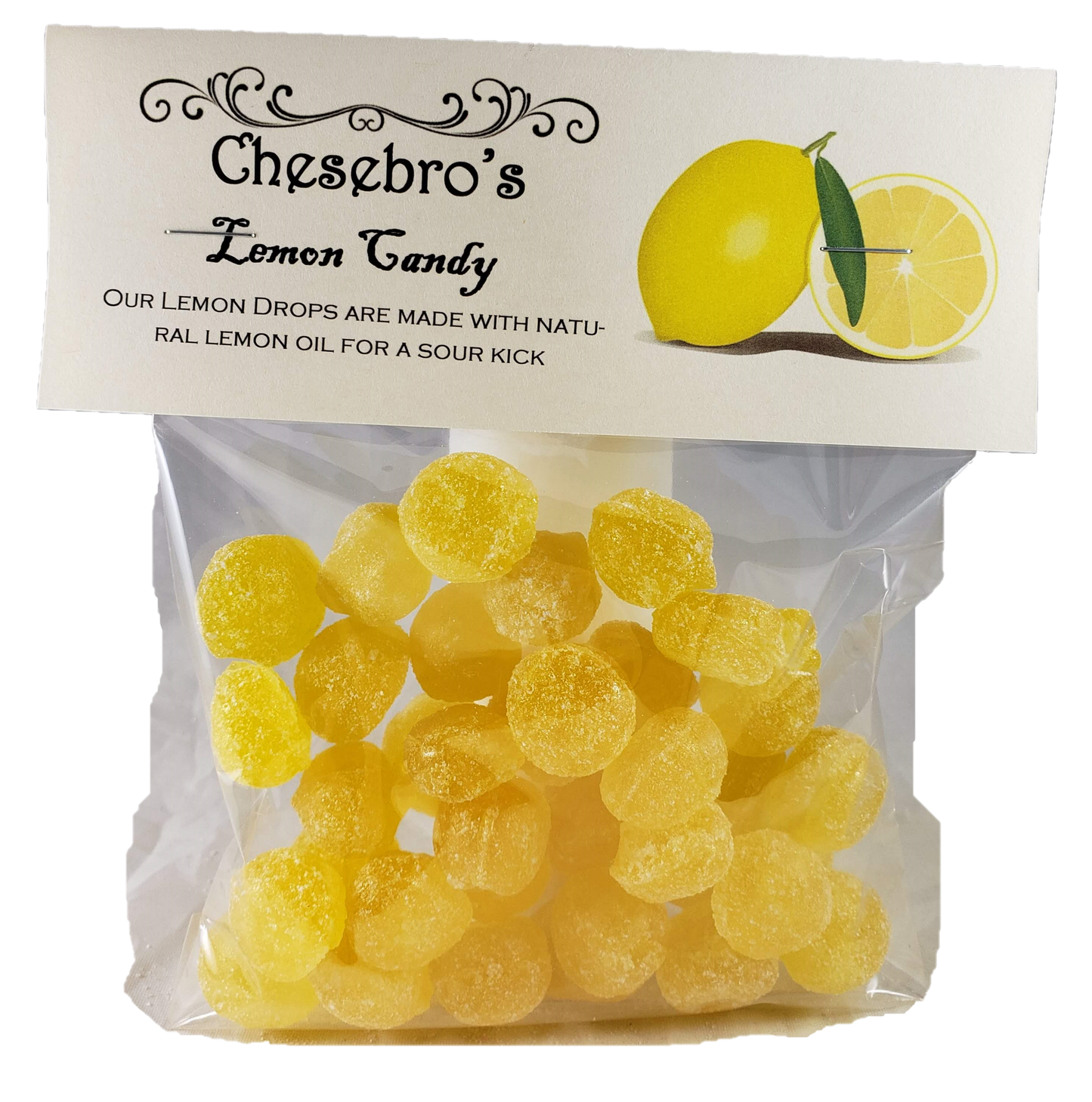 Lemon Hard Candy Drops, 4.5 Ounces