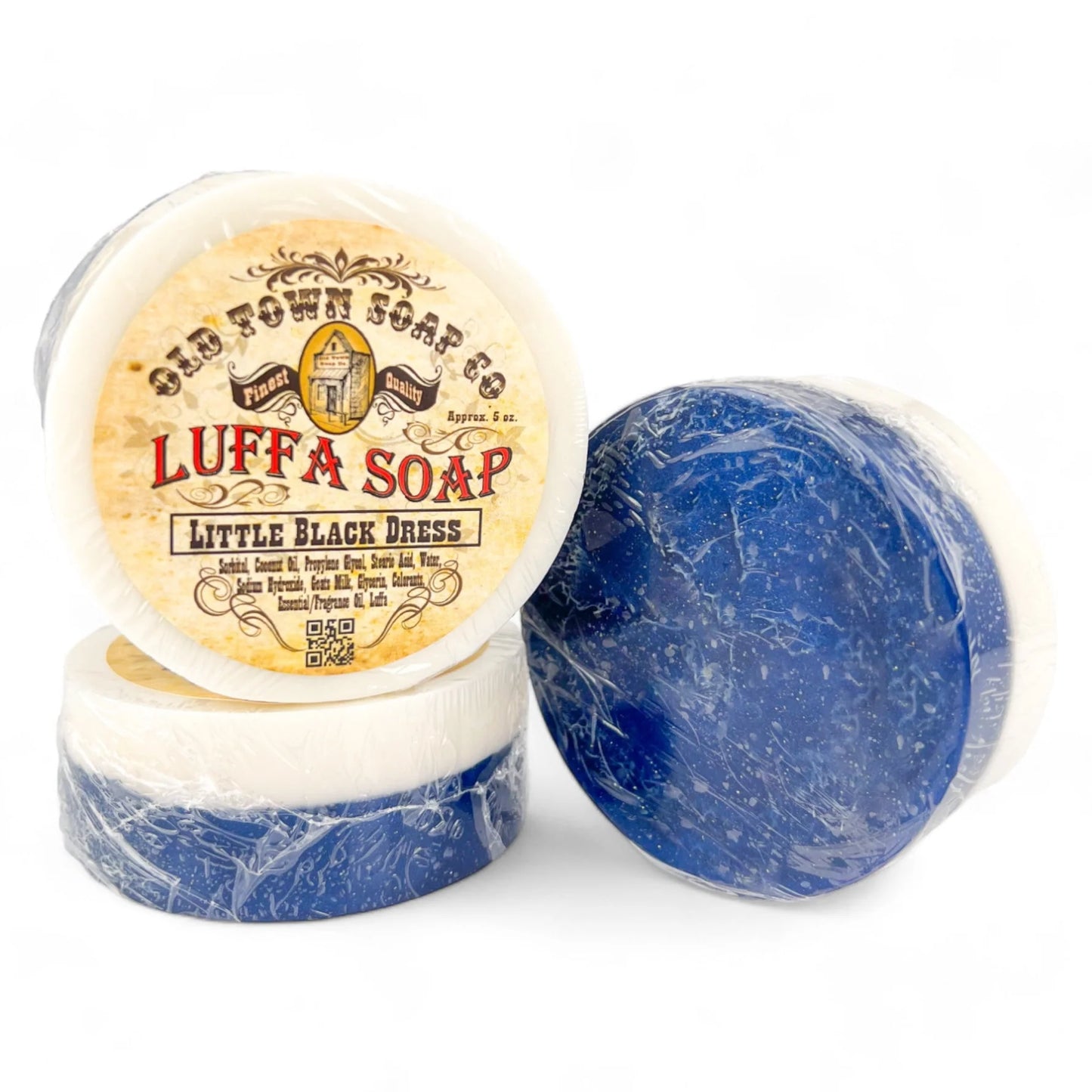 Old Town Soap Little Black Dress Goat's Milk Luffa Soap