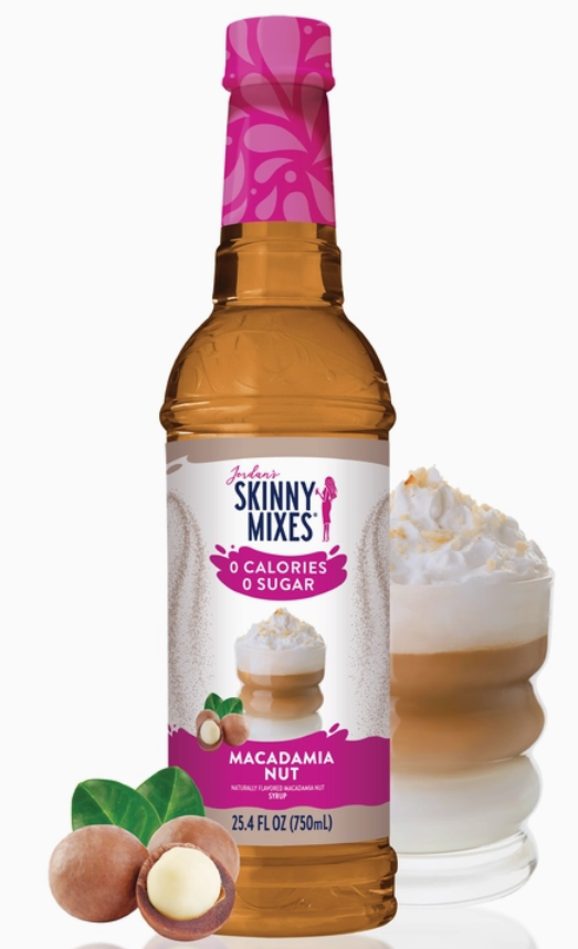 Jordan's Skinny Mixes Sugar Free Macadamia Nut Syrup, 750ml