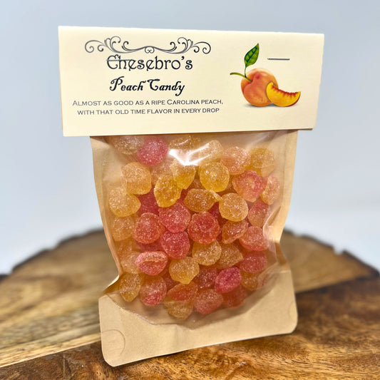 Peach Hard Candy Drops, 4.5 Ounces