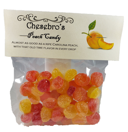 Peach Hard Candy Drops, 4.5 Ounces