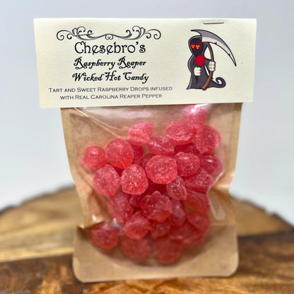 Raspberry Reaper Hard Candy Drops, 4.5 Ounces