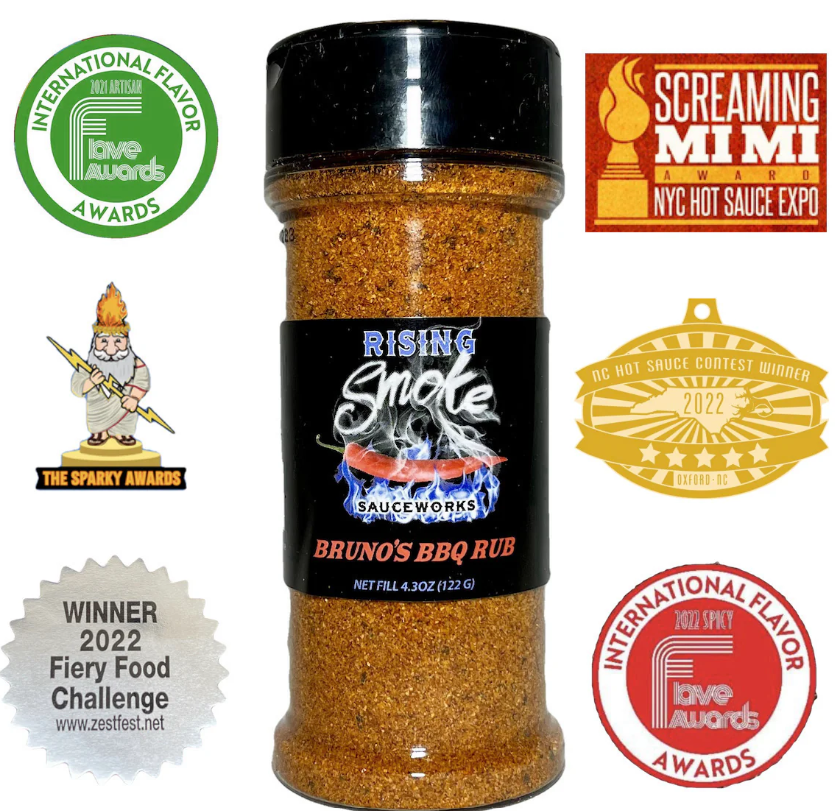 Brunos BBQ Rub, 4.3 oz.