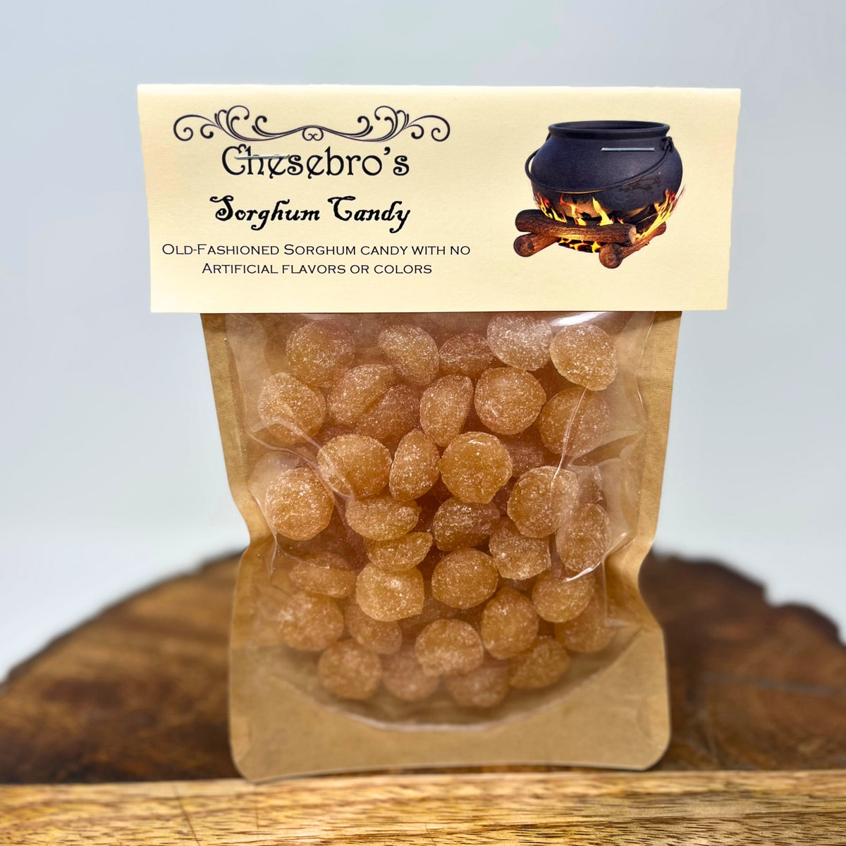 Sorghum Hard Candy Drops, 4.5 Ounces