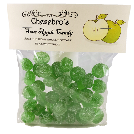 Sour Apple Hard Candy Drops, 4.5 Ounces