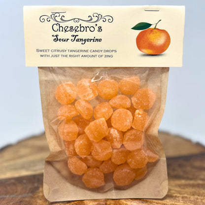 Sour Tangerine Hard Candy Drops, 4.5 Ounces