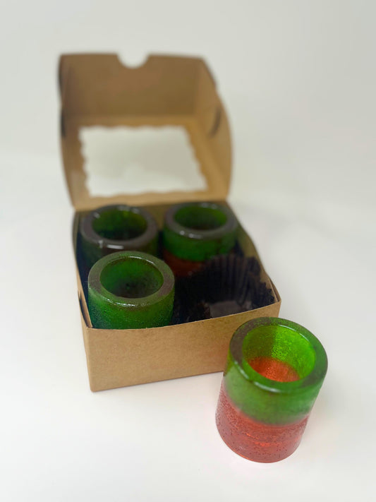 Watermelon Candy Shot Glass 4-Pack