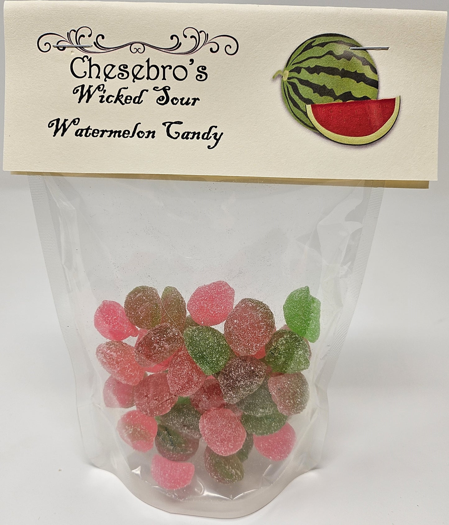 Wicked Sour Watermelon Hard Candy Drops, 4.5 Ounces