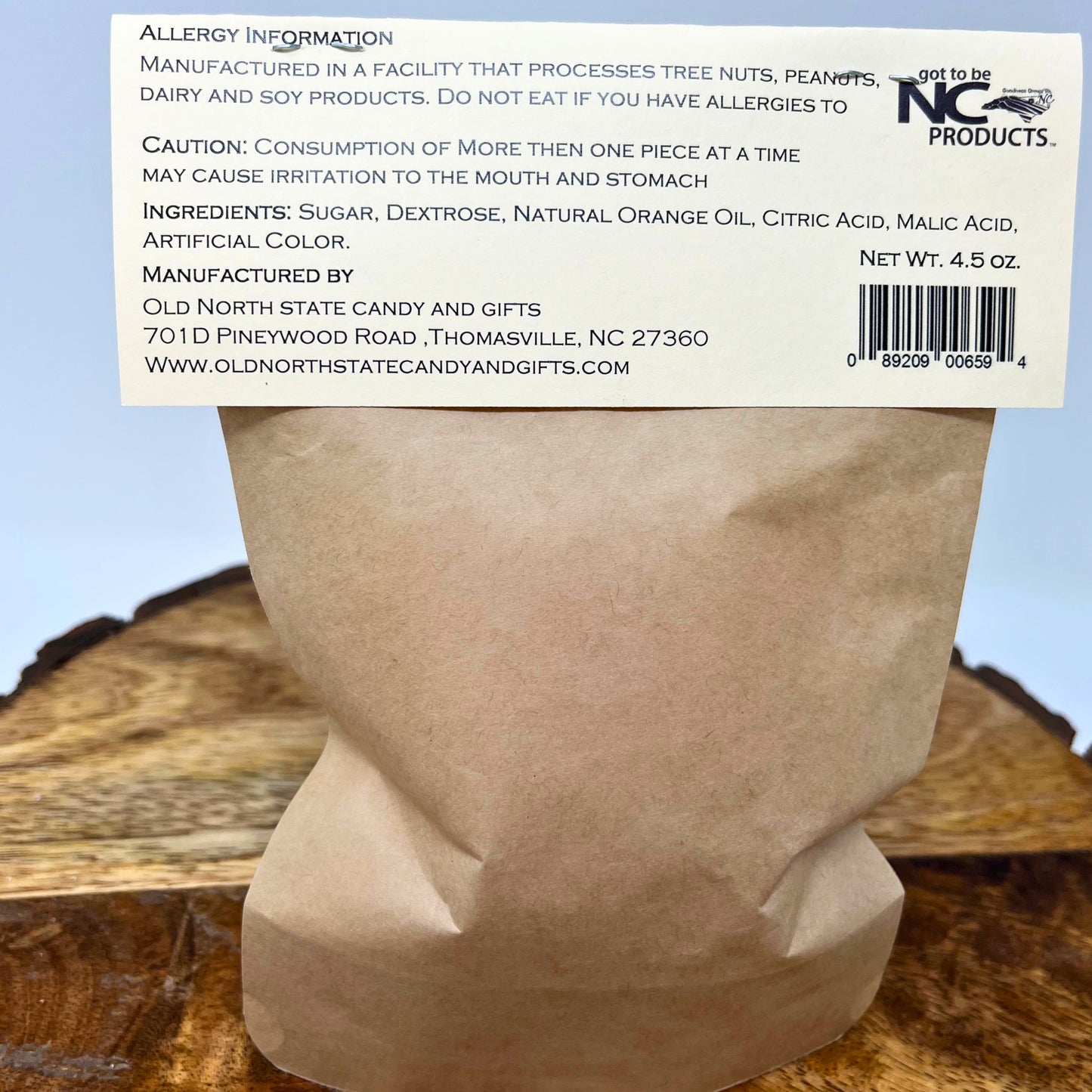 Wicked Sour Tangerine Hard Candy Drops, 3-Pack - 13.5 Ounces of Candy