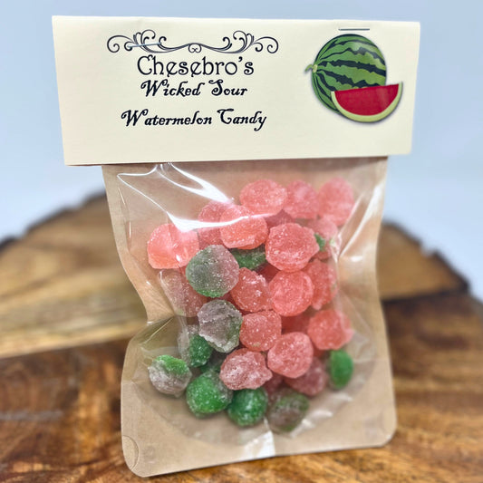 Wicked Sour Watermelon Hard Candy Drops, 4.5 Ounces