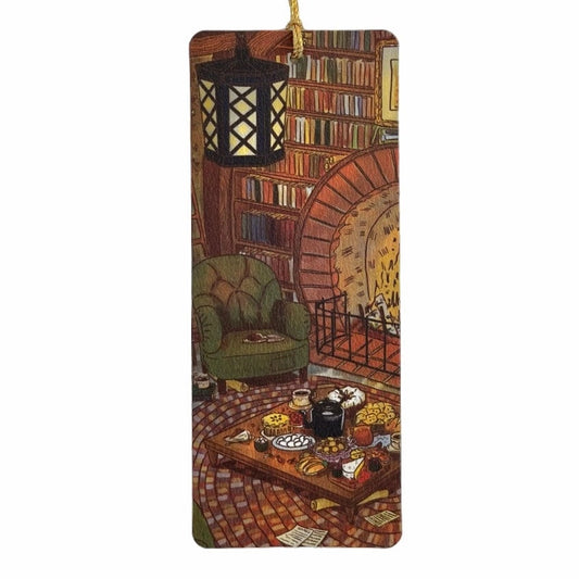 Cozy Hobbit Nook Hand Illustrated Bookmark