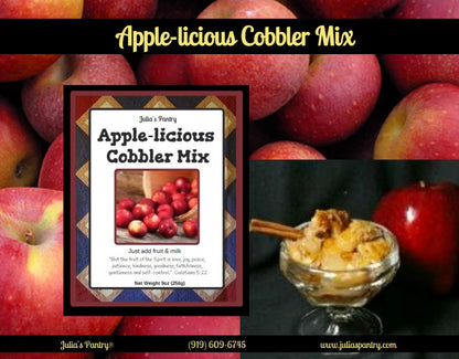 Julia's Pantry Easy Apple Cobbler Mix, 9 oz.