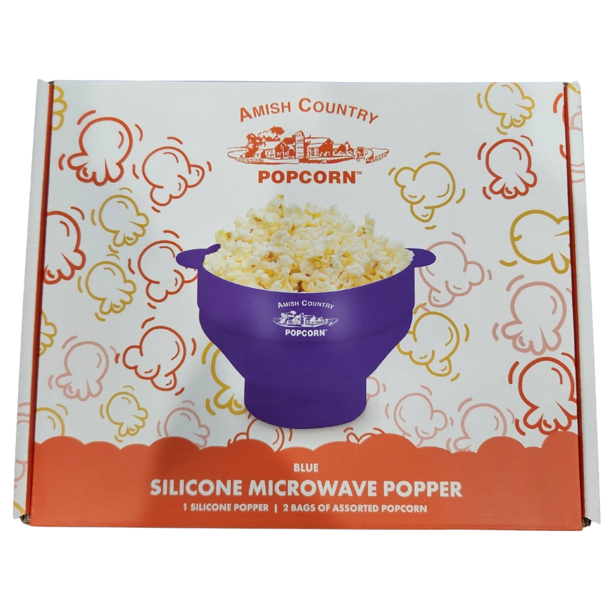 Amish Country Popcorn Silicone Microwave Popper