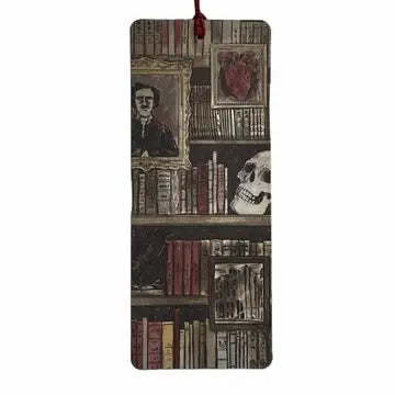 Edgar Allan Poe Hand Illustrated Bookmark