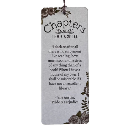 Jane Austen Pemberley Hand Illustrated Bookmark