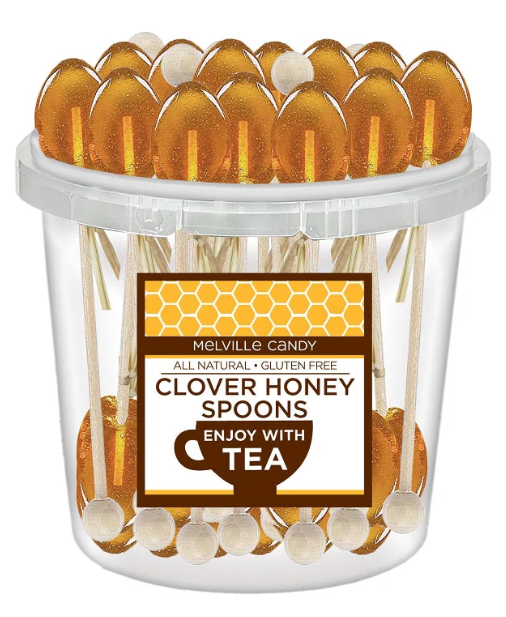 Melville Honey Spoons Clover, 0.5 oz.