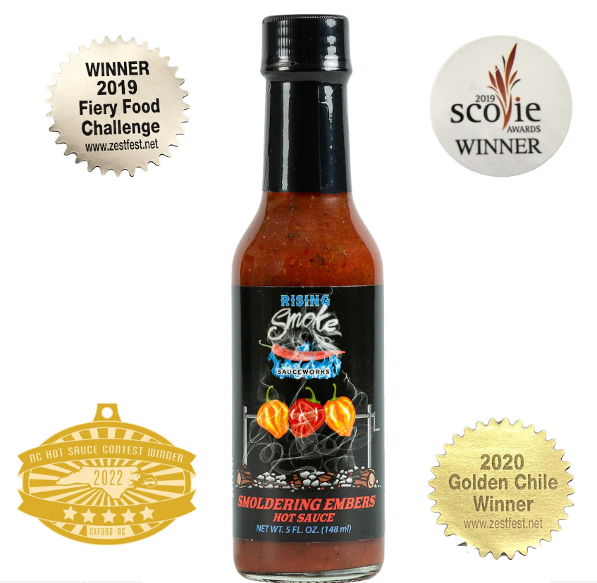 Smoldering Embers Hot Sauce, 5 oz.