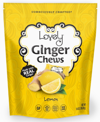 Lovely Lemon Ginger Chews, 14 oz.