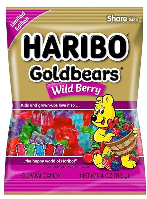 Haribo Goldbears Wild Berry, 4 oz.