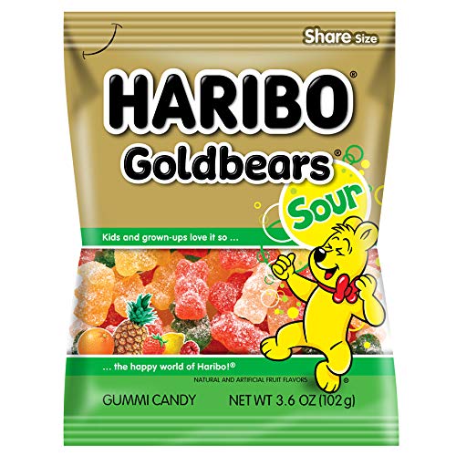 Haribo Goldbears Sour, 3.6 oz.