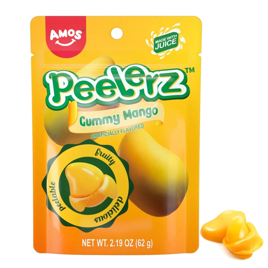 AMOS Peelerz Gummy Mango, 2.19 oz.