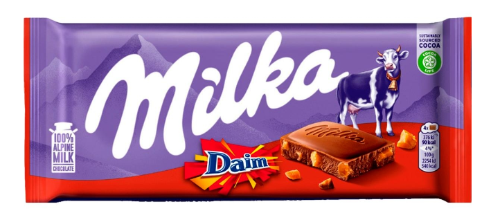 Milka Daim, 100 grams