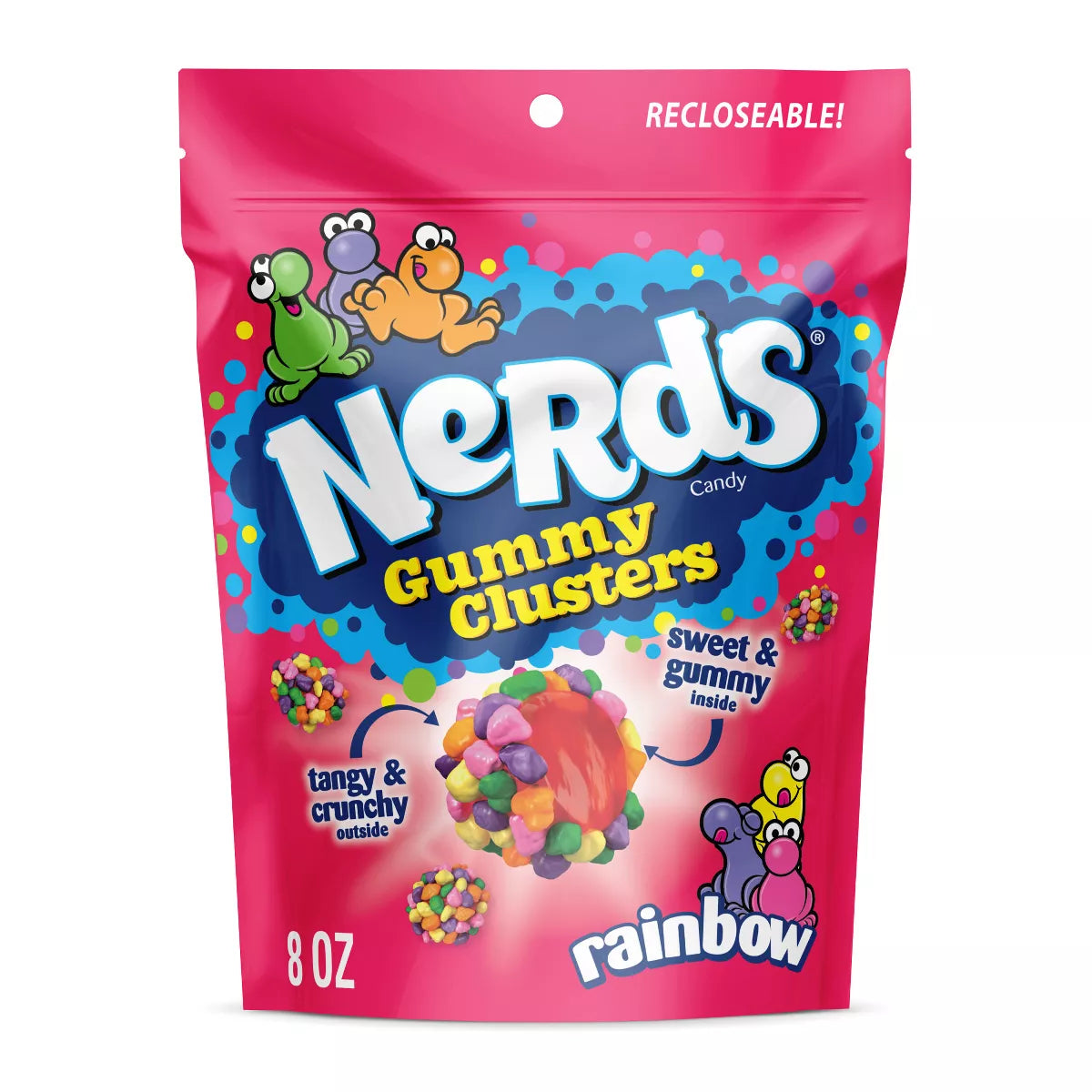 Nerds Gummy Clusters Rainbow, 8 oz.