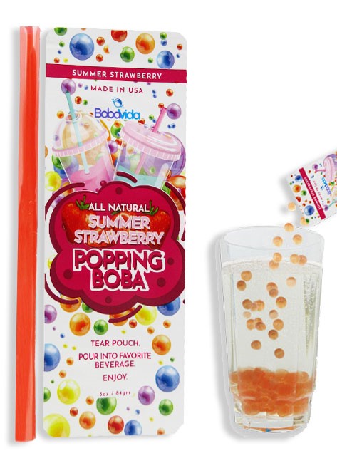 Popping BOBA Single Serve - Strawberry