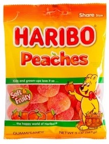 Haribo Peaches, 5 oz.