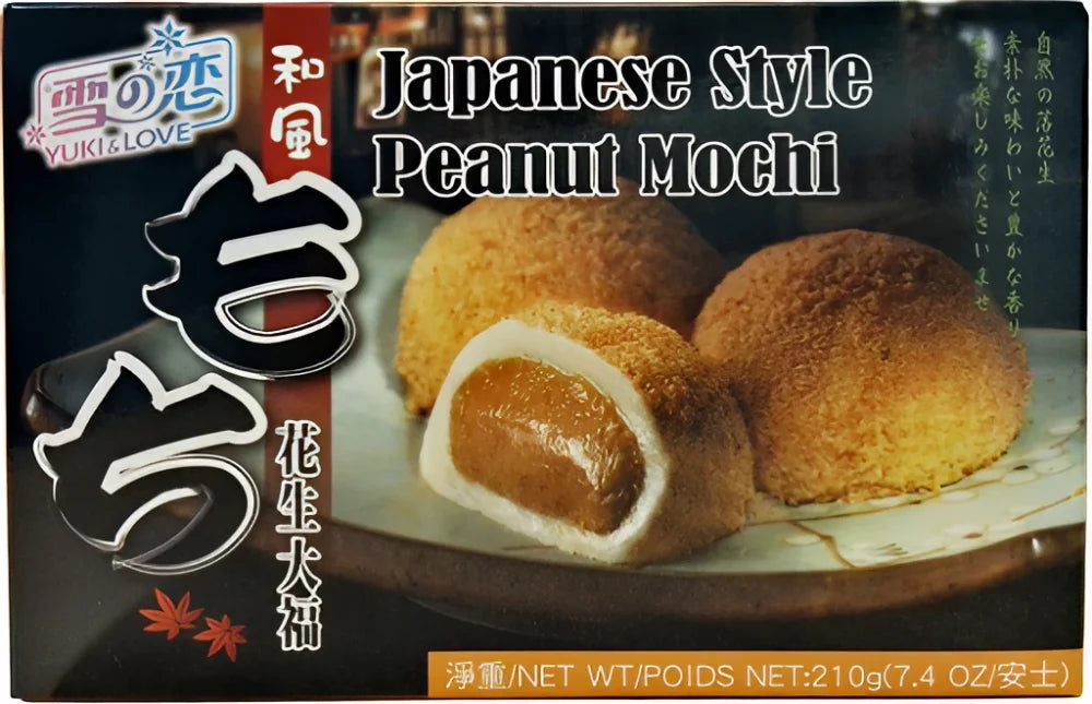 Yuki & Love Japanese Style Peanut Mochi, 7.4 oz.