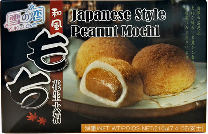 Yuki & Love Japanese Style Peanut Mochi, 7.4 oz.