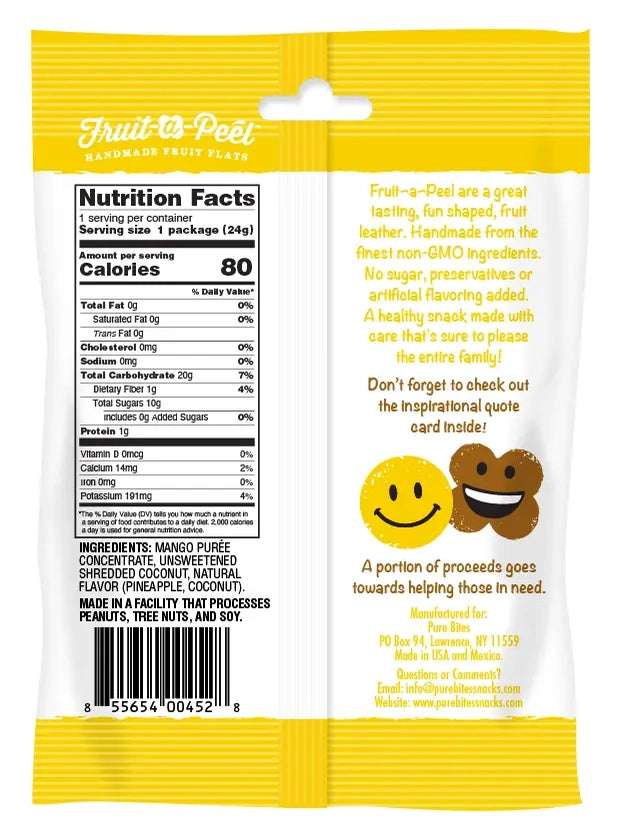 Fruit-a-Peel All Natural Fruit Flats, 0.84 oz.