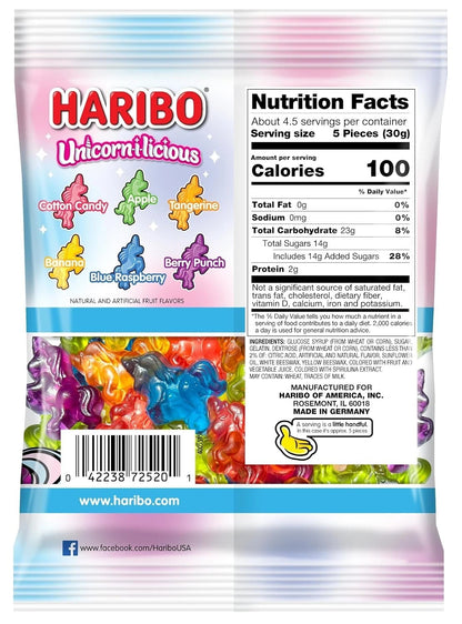 Haribo Unicorn-I-Licious, 4 oz.