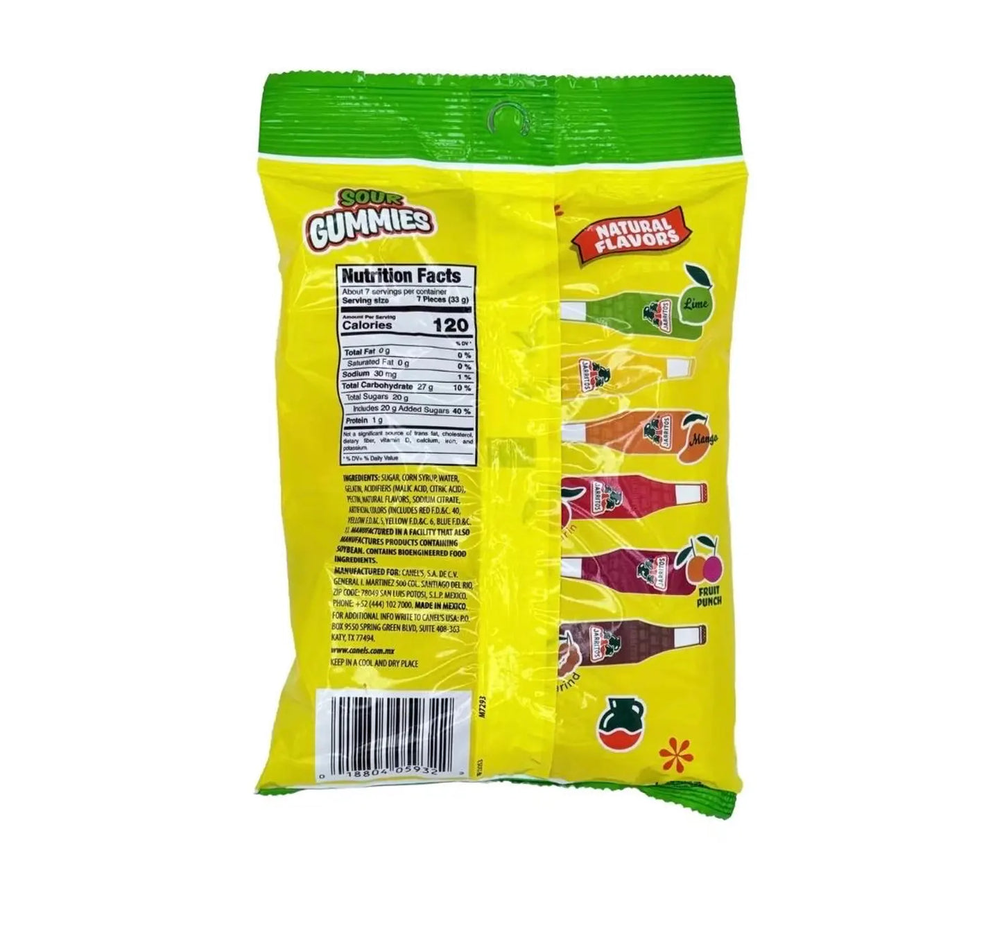 Canel's Jarritos Sour Flavors Gummies, 8 oz.