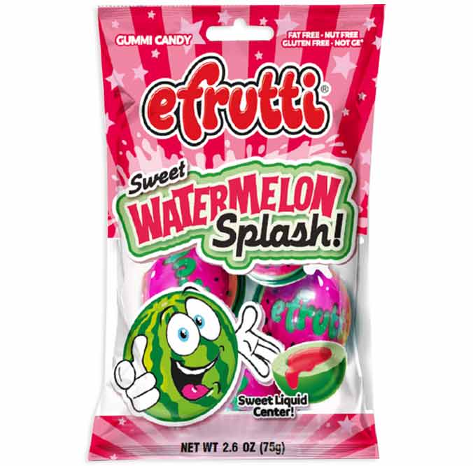 Efrutti Watermelon Splash 4 Pack, 2.6 oz.