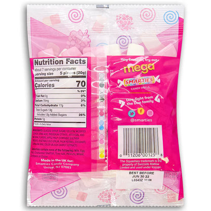 Smarties Squashies Raspberry and Cream, 5 oz.