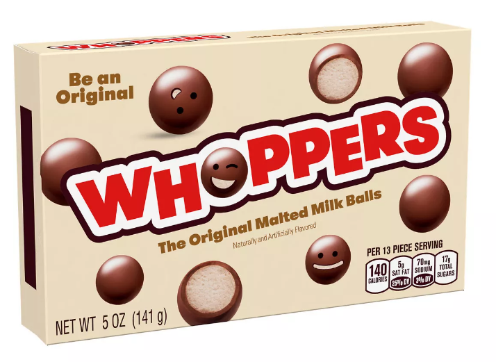 Whoppers Malted Milk Balls Theater Box, 5.0 oz.